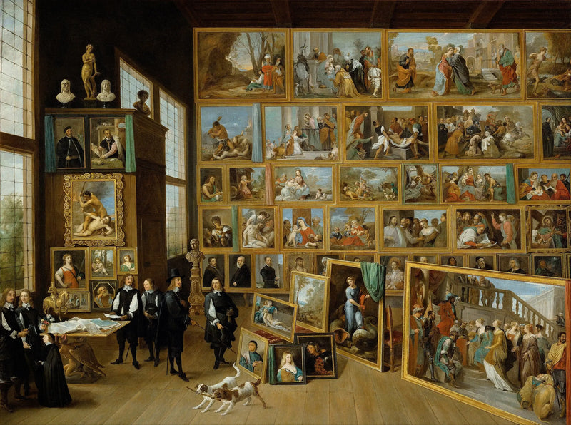 Der Erzherzog Leopold-Guillaume in seiner Galerie in Brüssel - David Teniers der Jüngere
