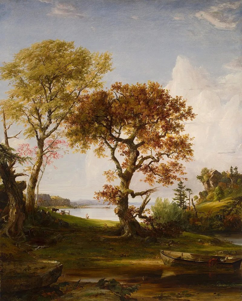 Der Hudson bei Piermont - Jasper Francis Cropsey