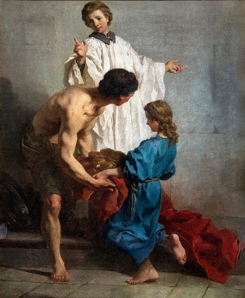 Das Opfer der Brote - Pierre Subleyras