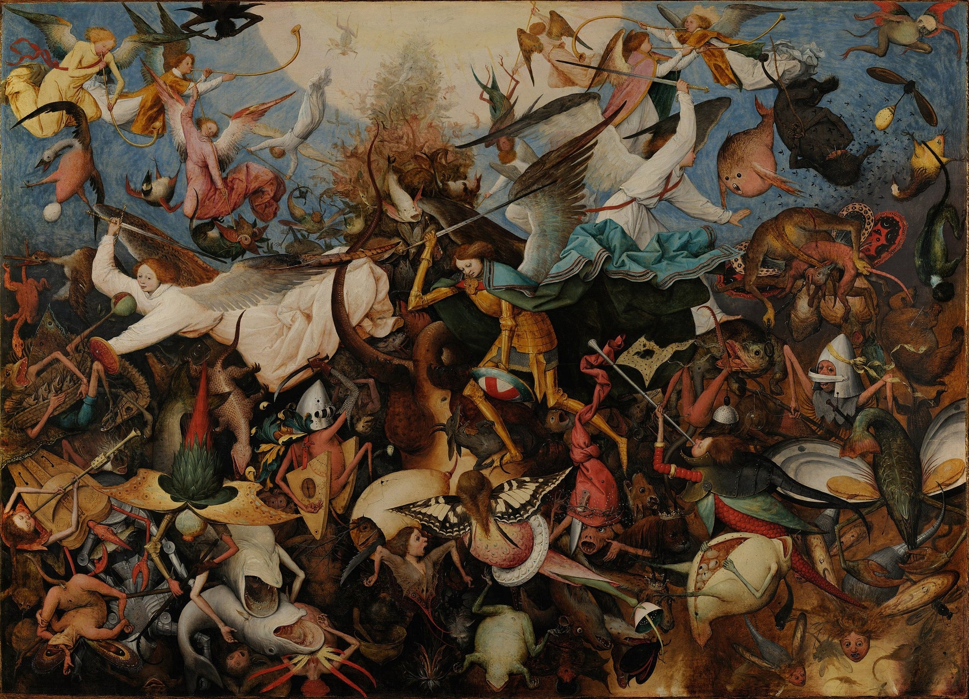 Der Fall der rebellischen Engel - Pieter Brueghel der Ältere