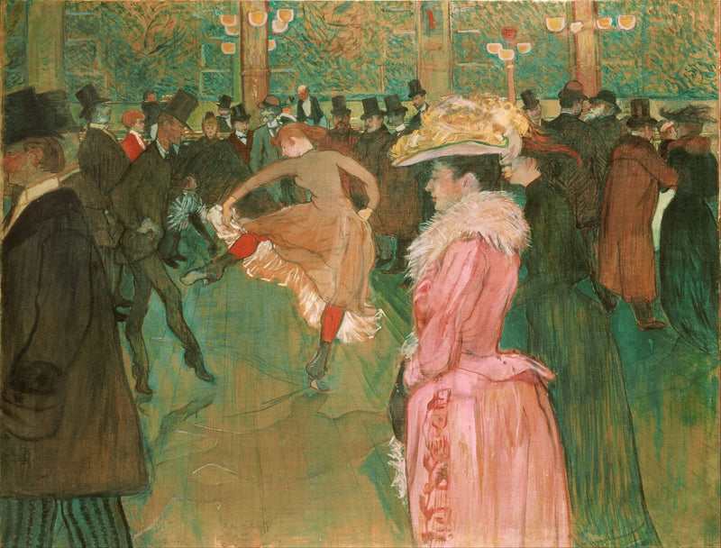 Der Tanz im Moulin-Rouge - Henri de Toulouse-Lautrec