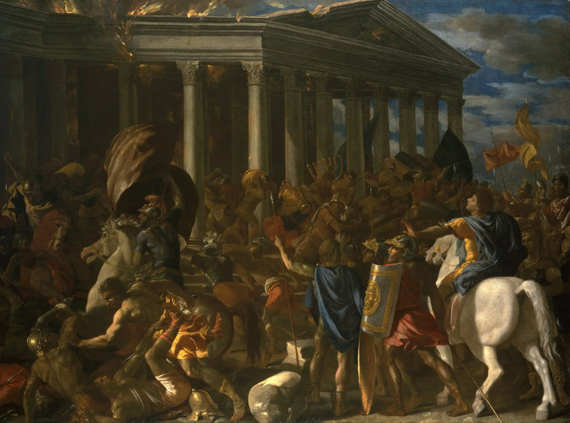 Die Zerstörung des Tempels von Jerusalem - Nicolas Poussin