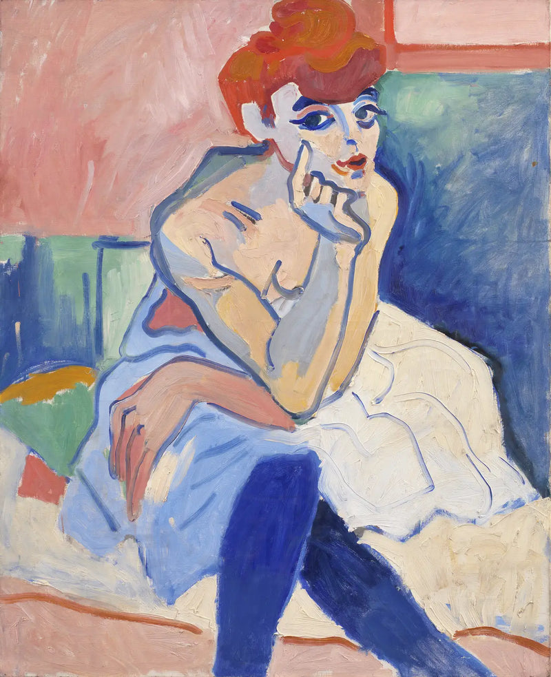 Die Frau im Hemd - André Derain