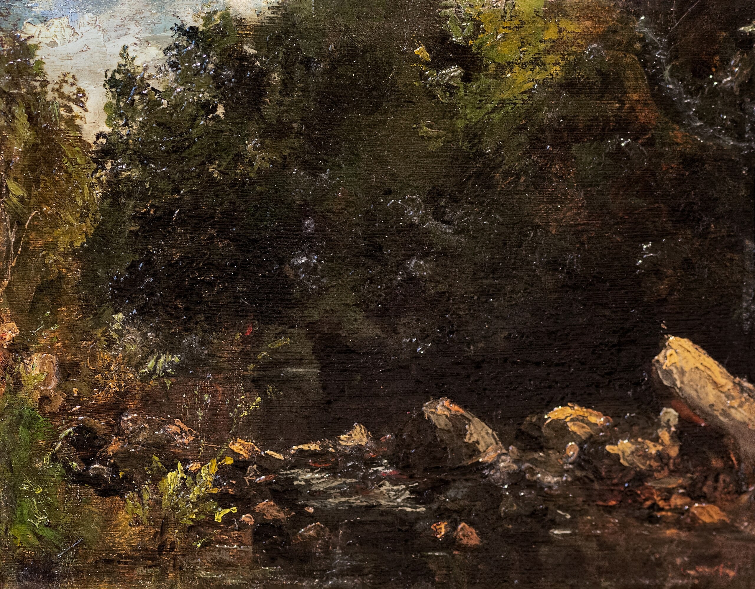 Der Wald von Fontainebleau - Gustave Courbet