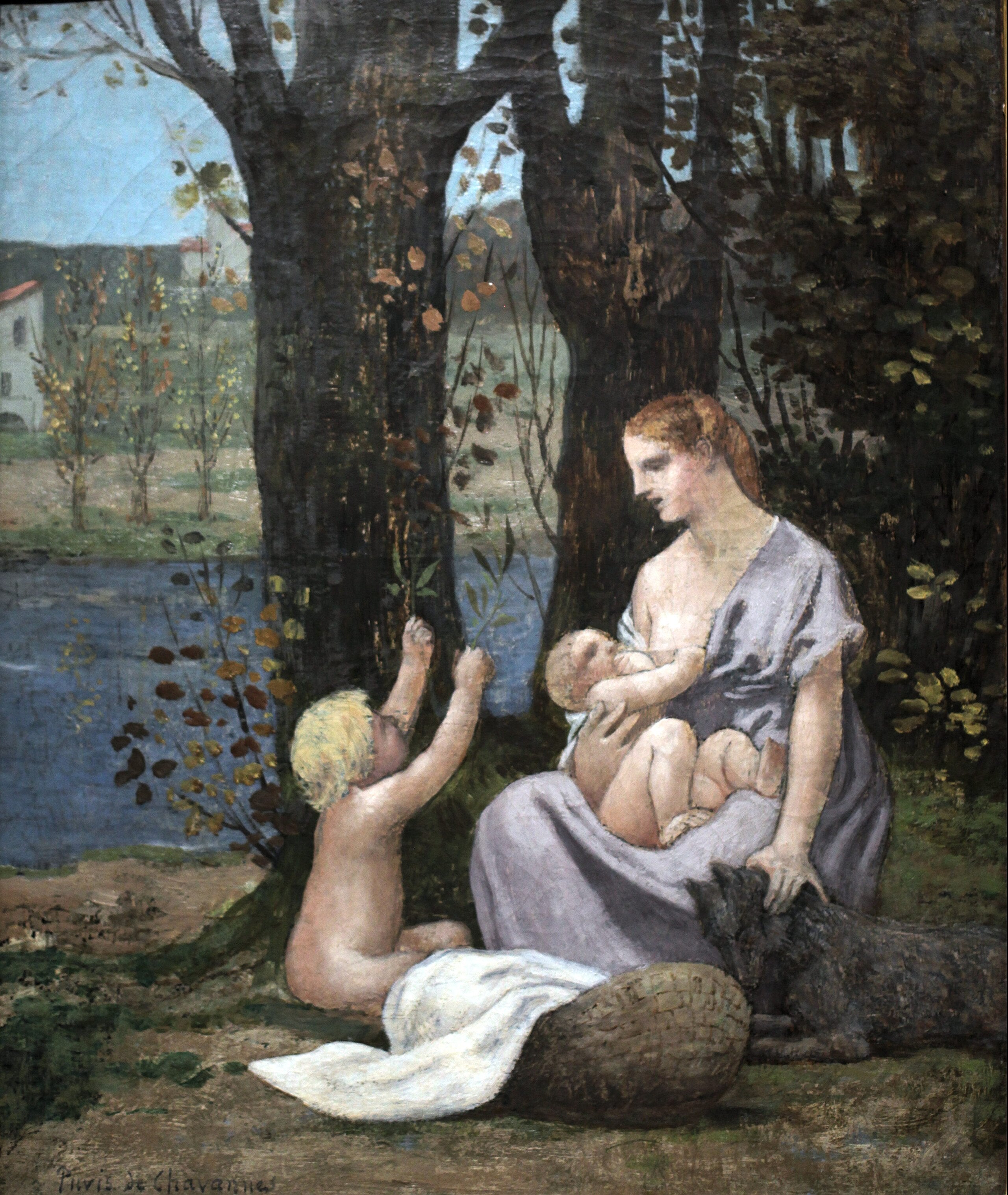 La Jeune mère - Pierre Puvis de Chavannes