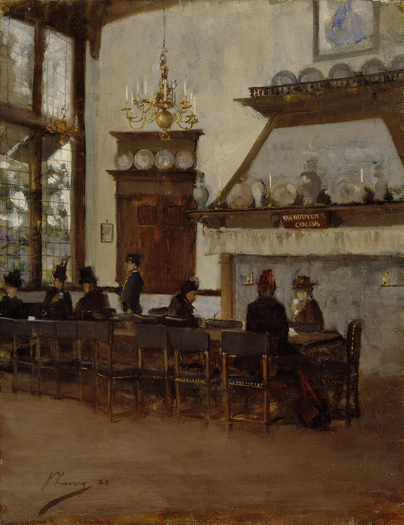 La Maison du cacao néerlandaise à l'Exposition internationale de Glasgow de 1888 - John Lavery