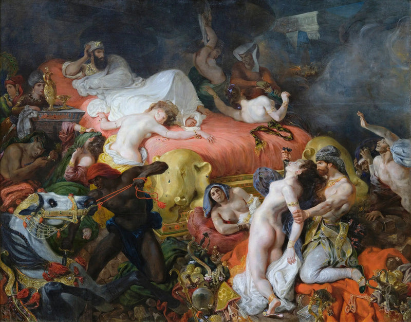 Der Tod des Sardanapalus - Eugène Delacroix