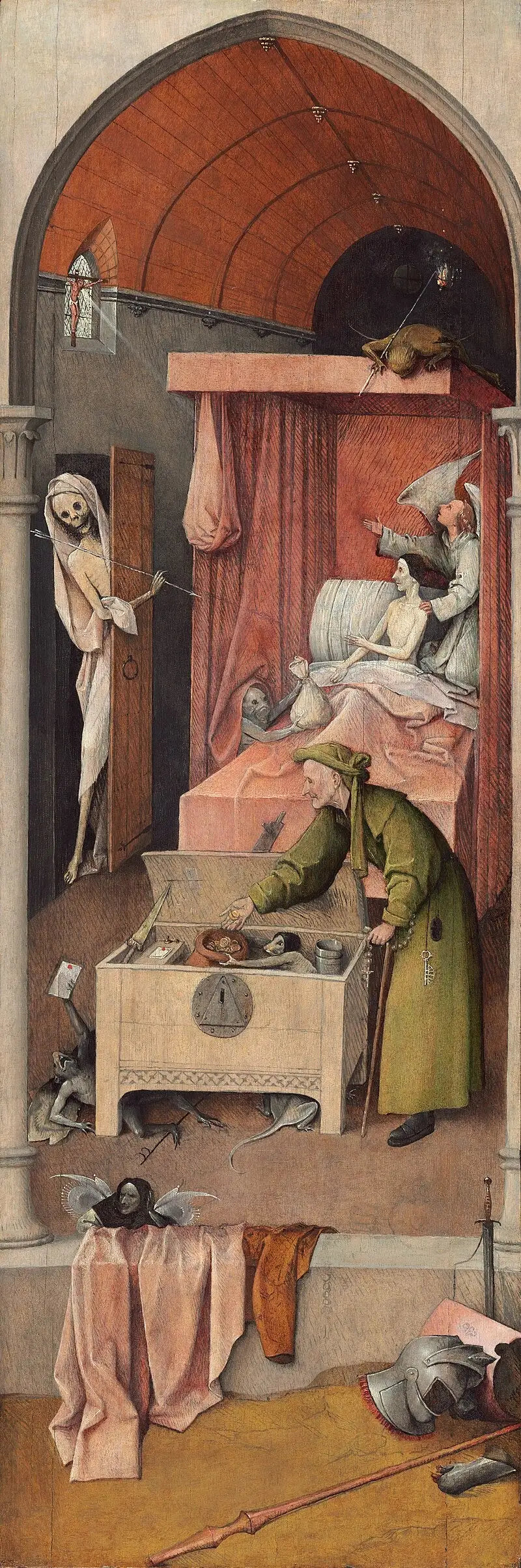 Der Tod des Geizes - Hieronymus Bosch