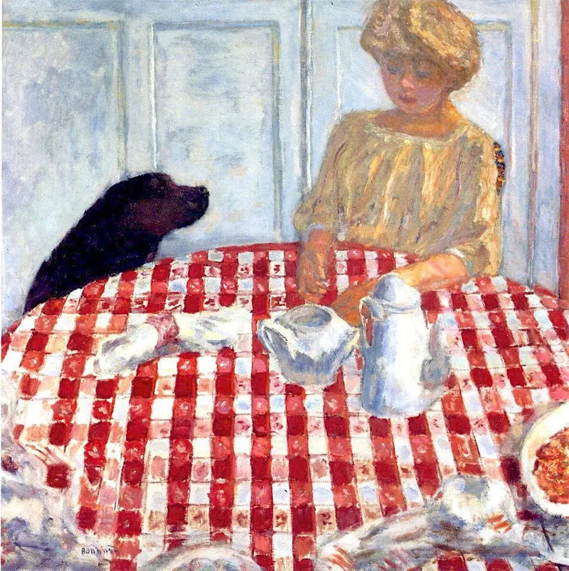Das karierte Tischtuch - Pierre Bonnard