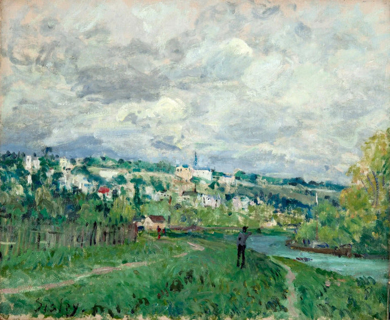Die Seine bei Saint-Cloud - Alfred Sisley
