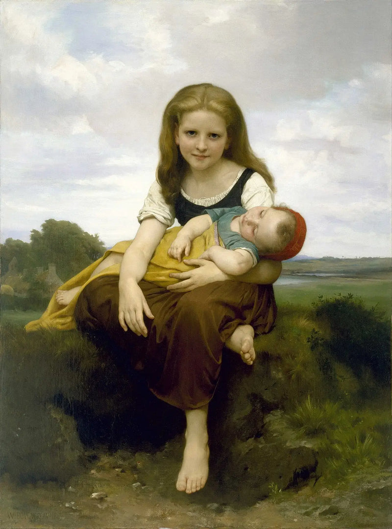 Die ältere Schwester - Bouguereau