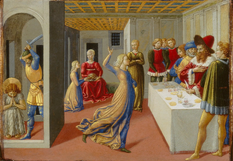 Das Fest des Herodes und die Enthauptung des heiligen Johannes des Täufers - Benozzo Gozzoli