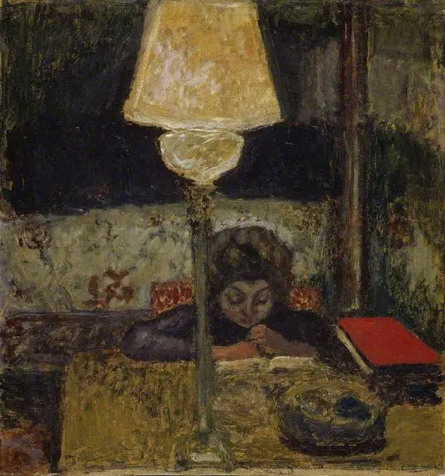 Die Öllampe - Pierre Bonnard