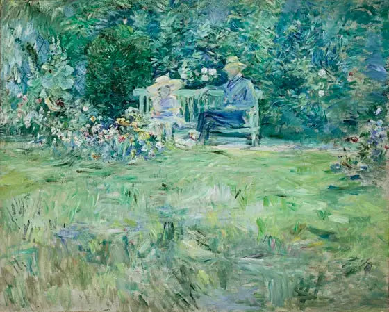 Die Lektion im Garten - Berthe Morisot