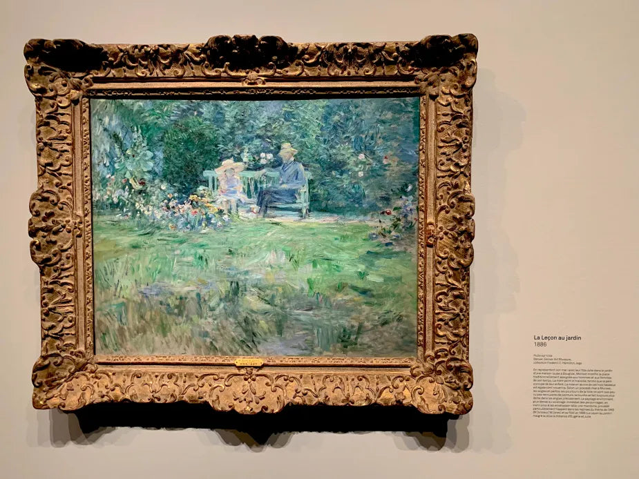 Die Lektion im Garten - Berthe Morisot