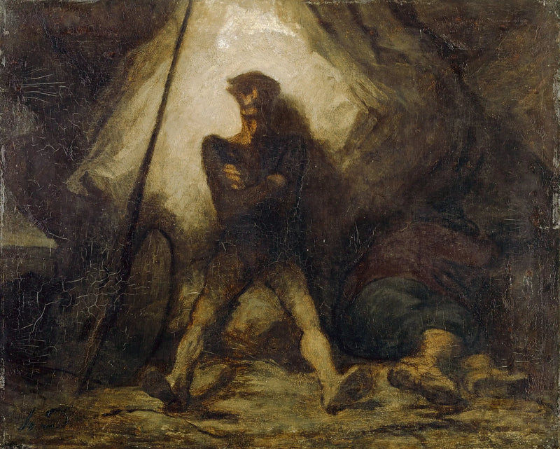 Der Abend vor Don Quichotte - Honoré Daumier