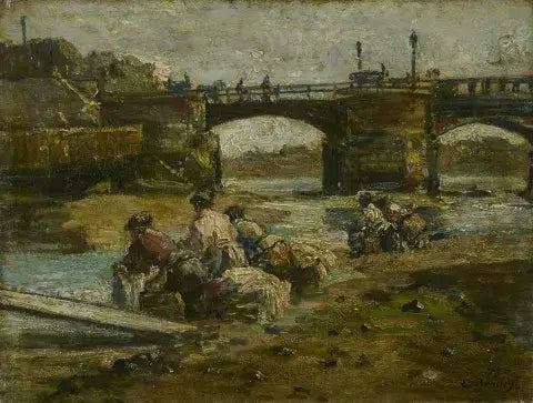 Waschmaschinen - Eugène Boudin