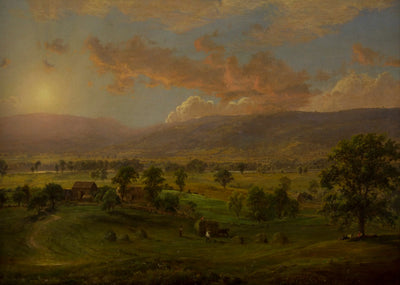 La vieille ferme vallée du Wyoming - Jasper Francis Cropsey - Alpha Reproduction