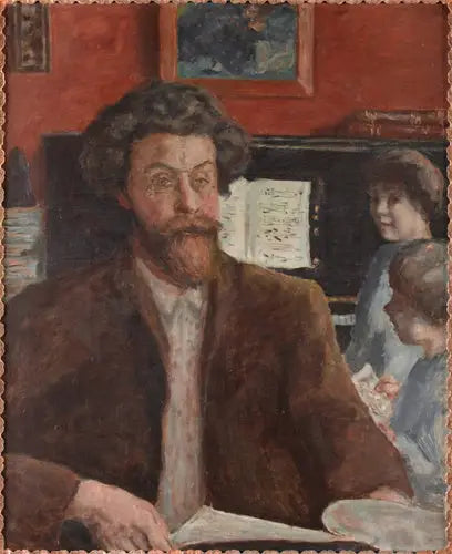 Der Komponist Claude Terrasse und seine zwei Söhne - Pierre Bonnard
