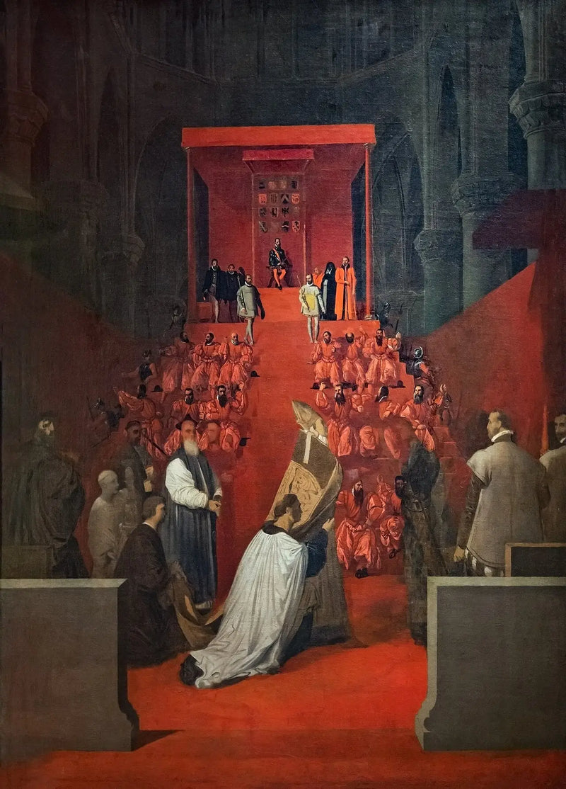 Der Herzog von Alba in Sainte-Gudule in Brüssel - Jean-Auguste-Dominique Ingres