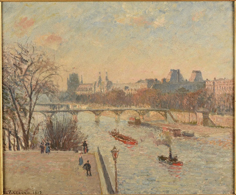 Der Louvre - Camille Pissarro