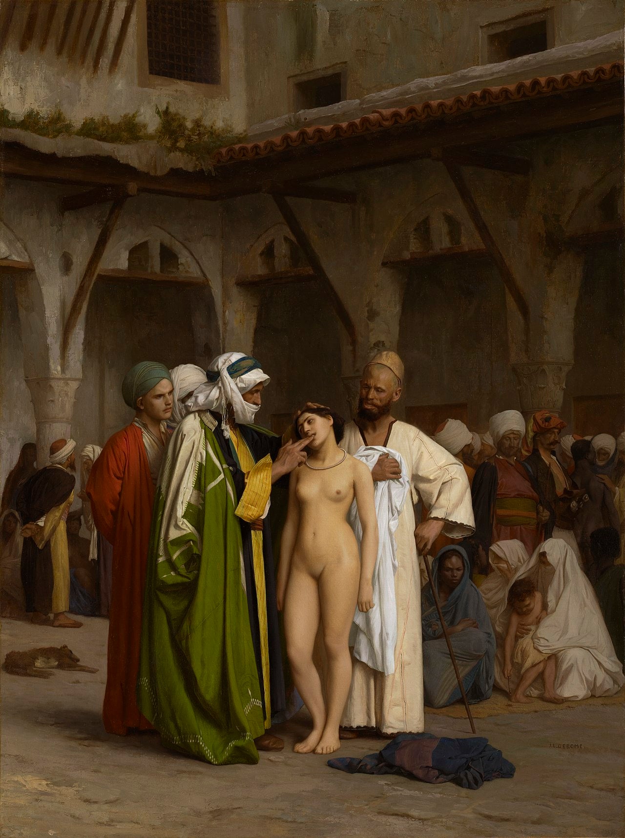 Der Sklavenmarkt - Jean-Léon Gérôme