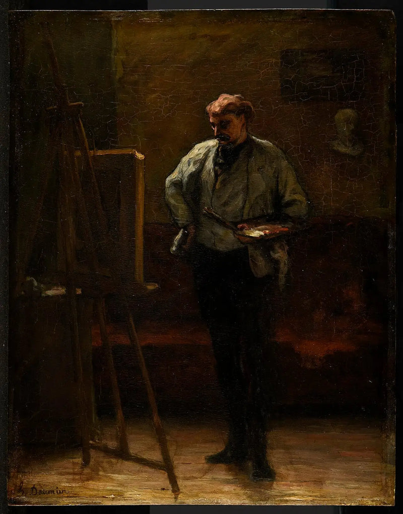 Der Maler - Honoré Daumier