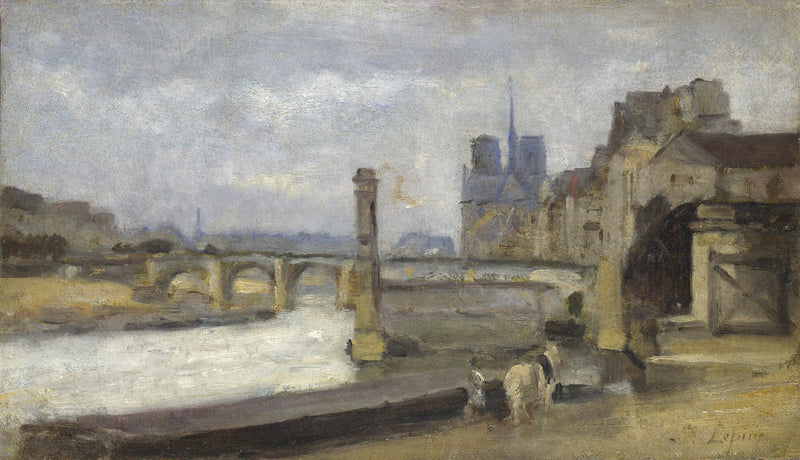 Die Brücke der Tournelle, Paris - Stanislas Lépine