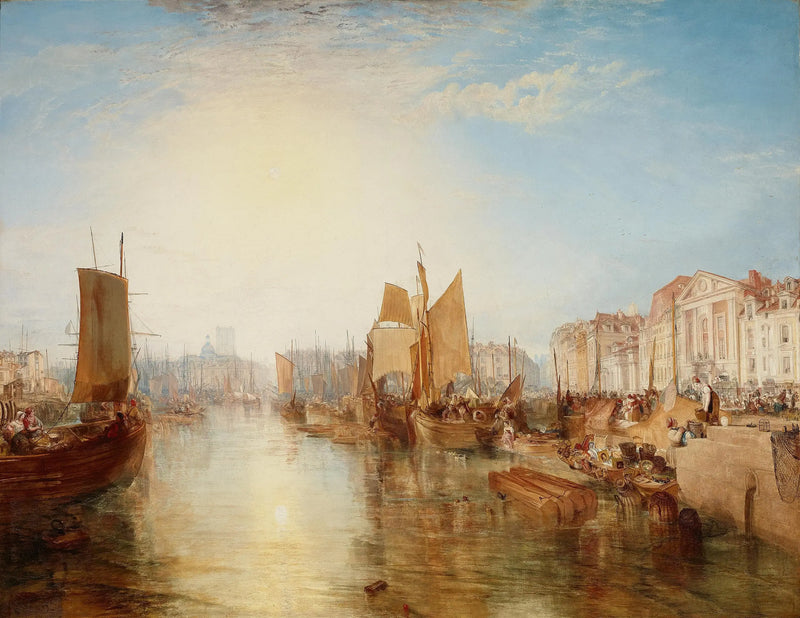 Der Hafen von Dieppe - J. M. W. Turner