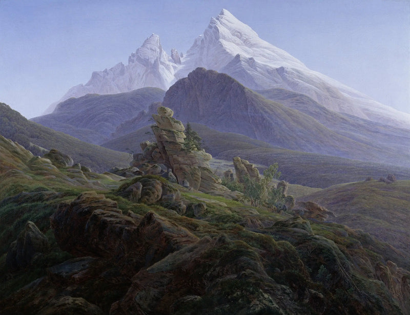 Der Watzmann - Caspar David Friedrich