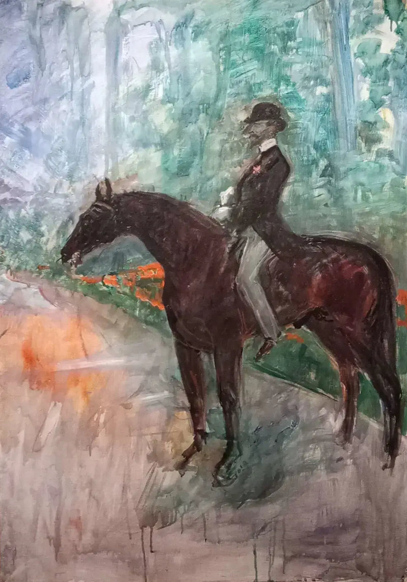 Der Graf von Toulouse-Lautrec zu Pferd - Henri de Toulouse-Lautrec