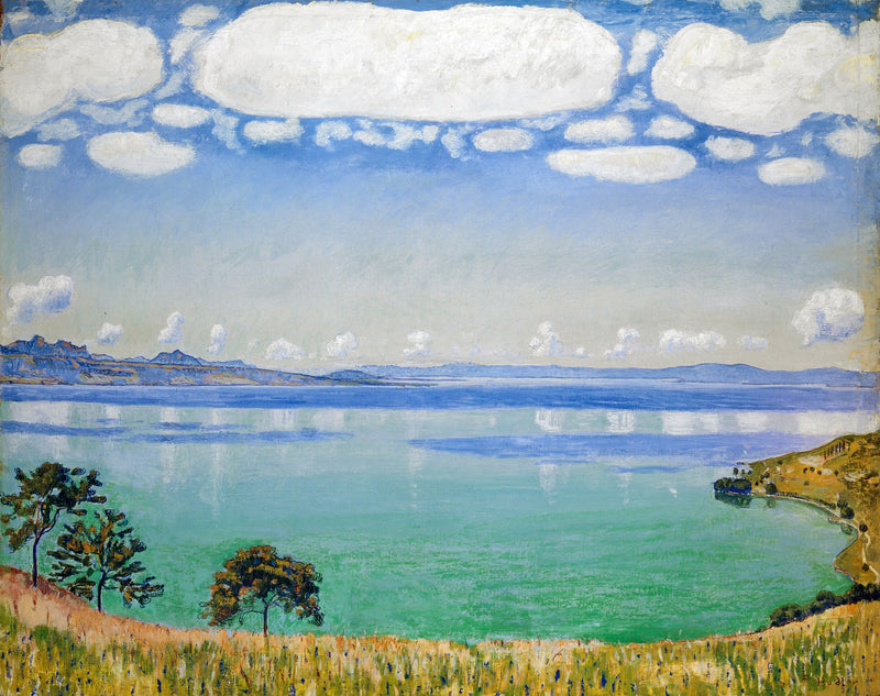 Der Genfersee von Chexbres aus - Ferdinand Hodler