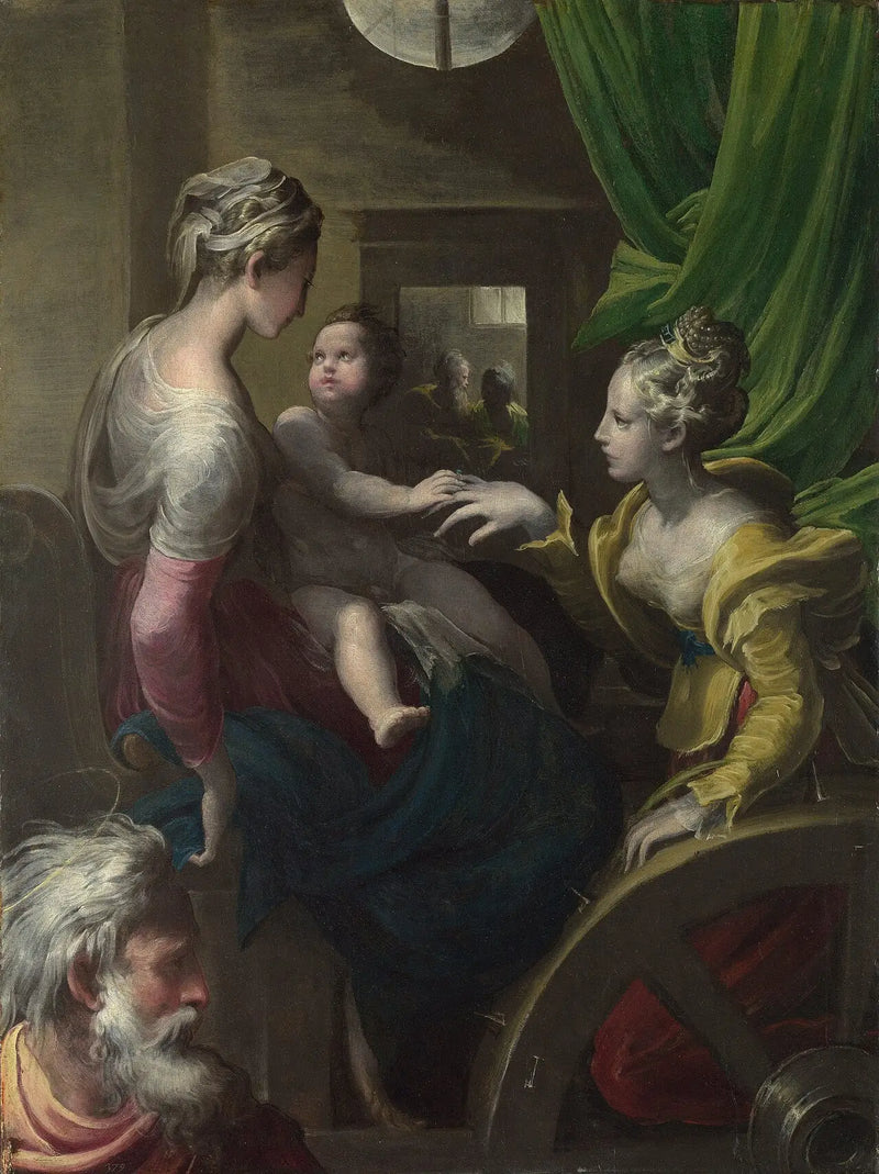 Die mystische Hochzeit der heiligen Katharina - Parmigianino