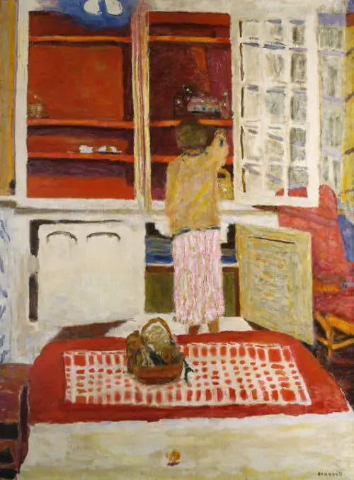 Der weiße Schrank - Pierre Bonnard
