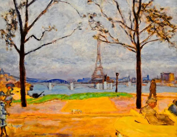 Die Pont de Grenelle und der Eiffelturm - Pierre Bonnard