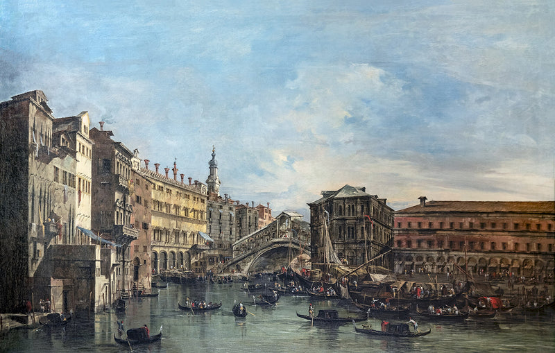 Rialtobrücke - Francesco Guardi