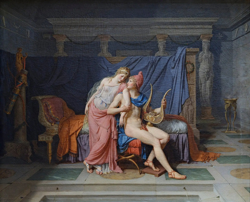 Die Lieben von Paris und Hélène - Jacques-Louis David