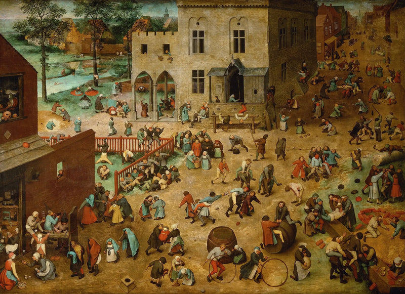 Die Kinderspiele - Pieter Brueghel der Ältere