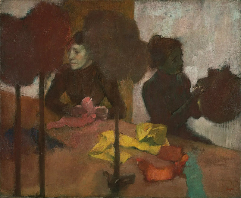 Die Modisten - Edgar Degas