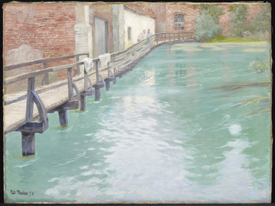 Die Mühlen von Montreuil-sur-Mer, Normandie – Frits Thaulow