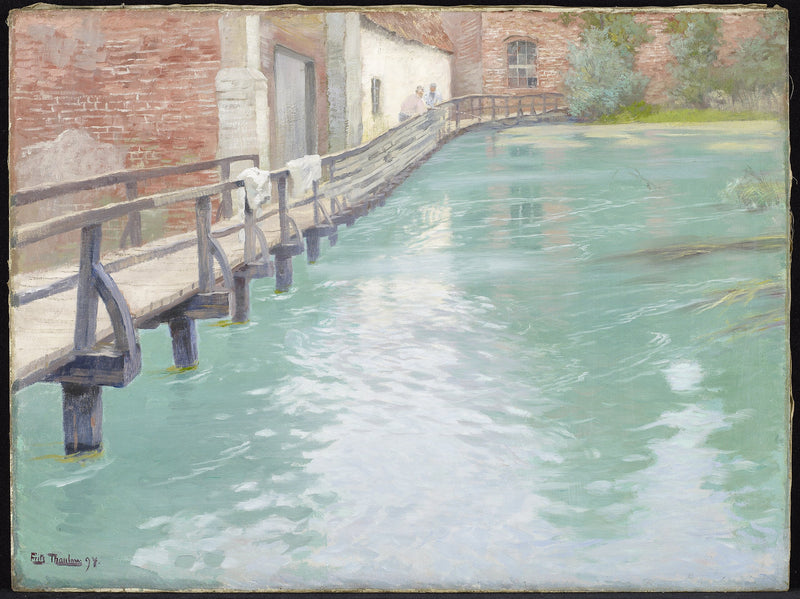 Die Mühlen von Montreuil-sur-Mer, Normandie – Frits Thaulow