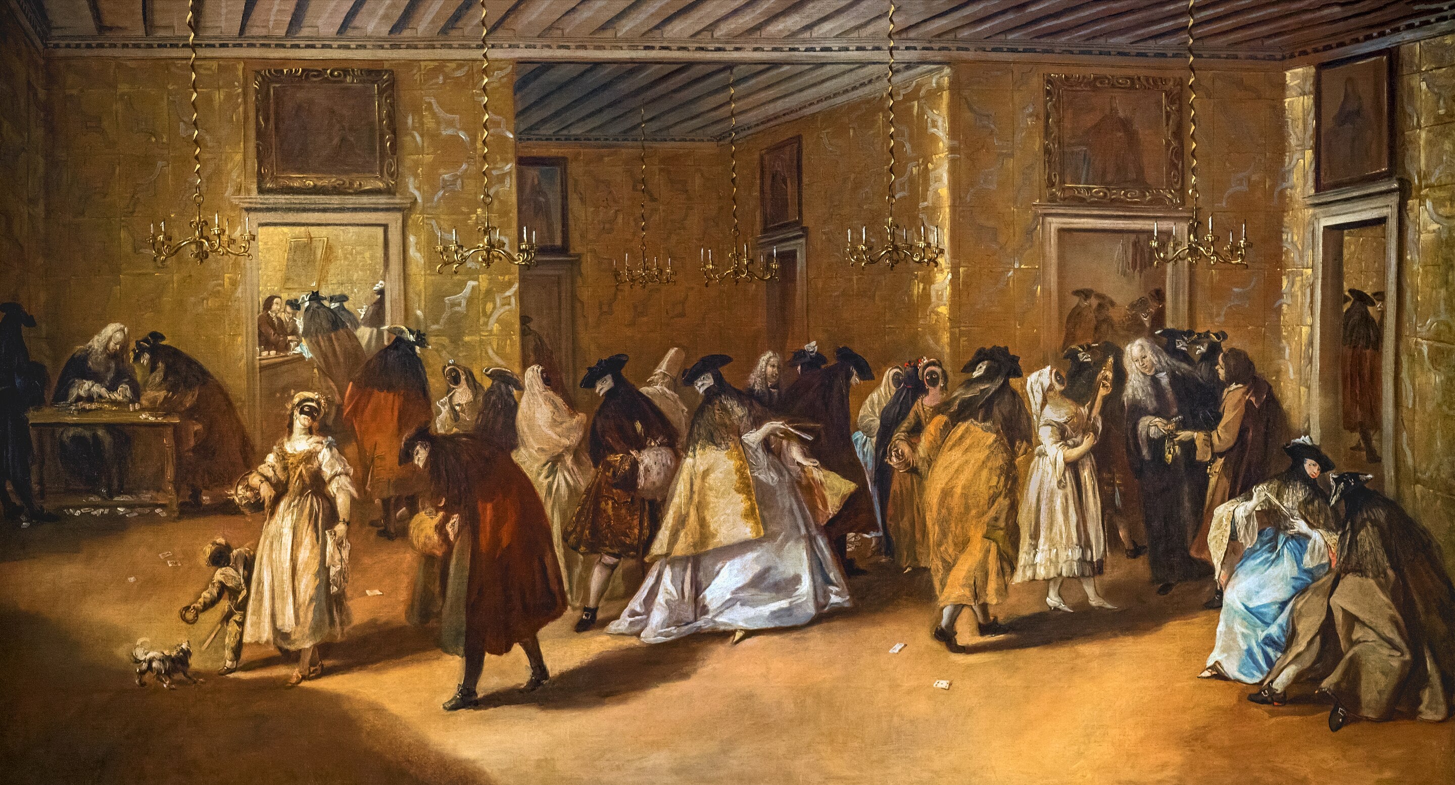 Le salon privé (casino) du palais Dandolo de San Moisè - Francesco Guardi - Alpha Reproduction