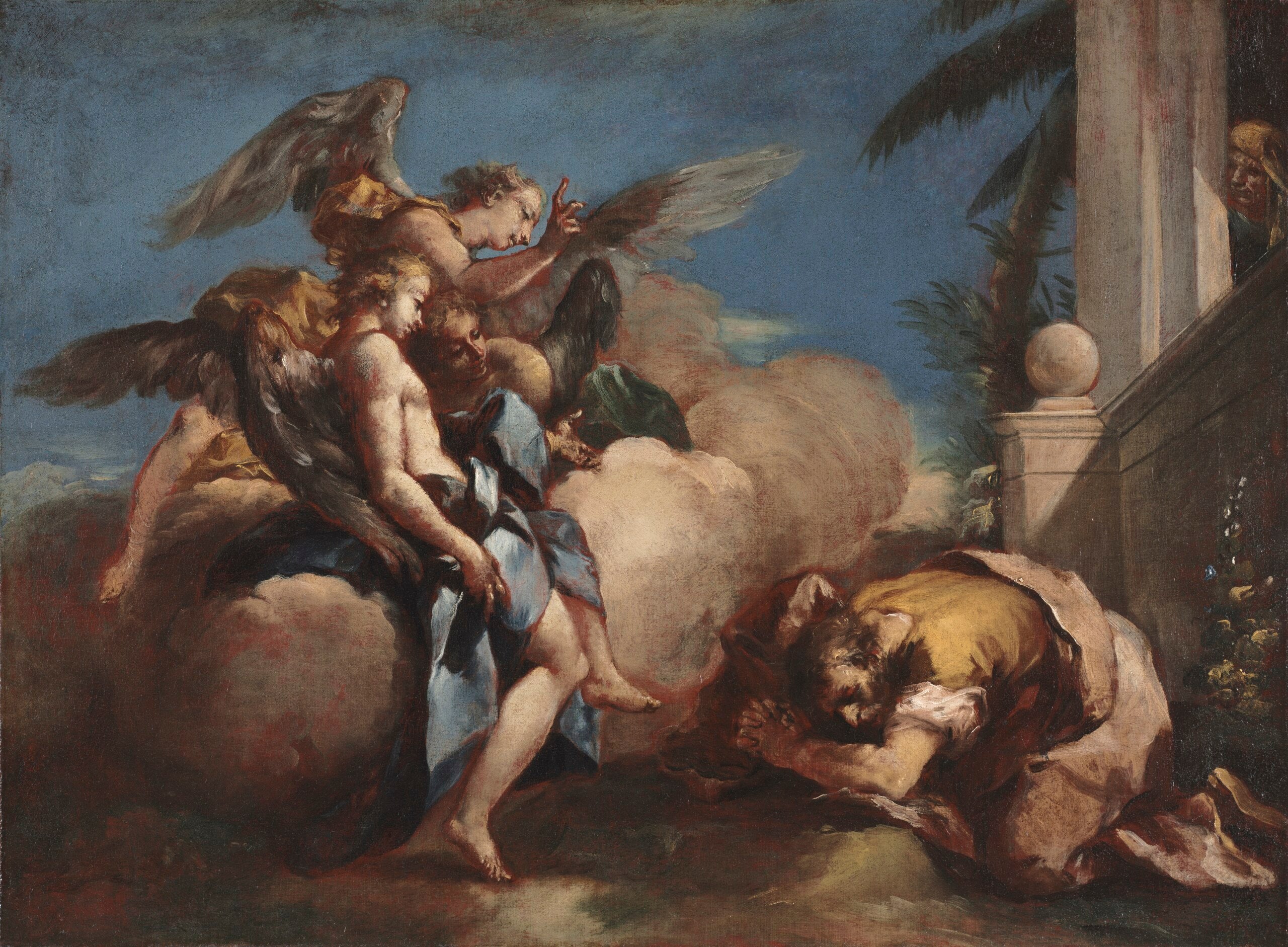 Les anges apparaissant à Abraham - Francesco Guardi - Alpha Reproduction