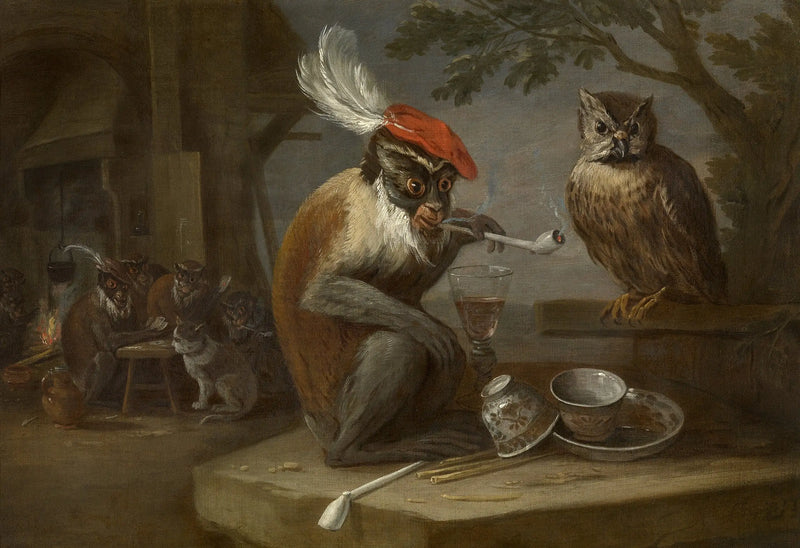 Der Affentour - David Teniers der Jüngere