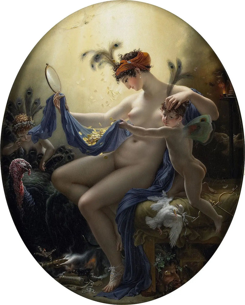 Mademoiselle Lange und Danaé - Anne-Louis Girodet