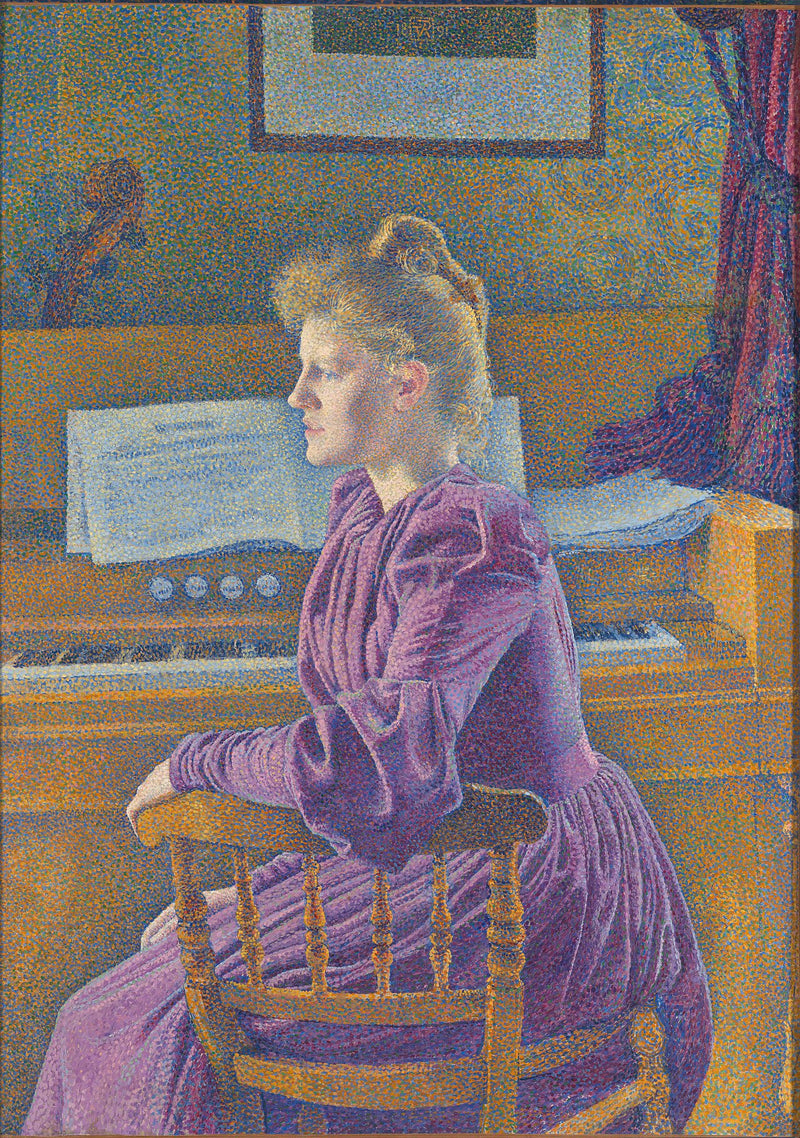 Maria Sèthe, die zukünftige Frau Henry Van de Velde - Théo van Rysselberghe