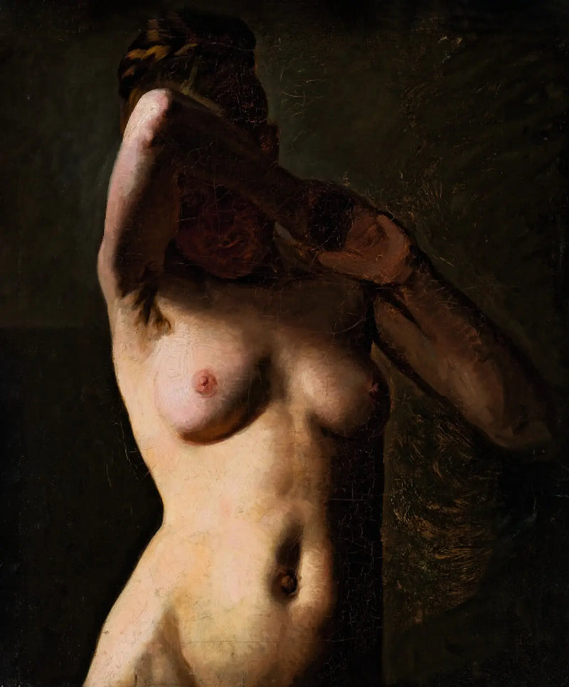 Weibliches Modell. Halbfigur - Peder Severin Krøyer