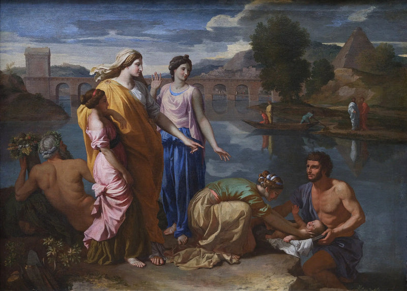 Mose aus den Wassern gerettet - Nicolas Poussin