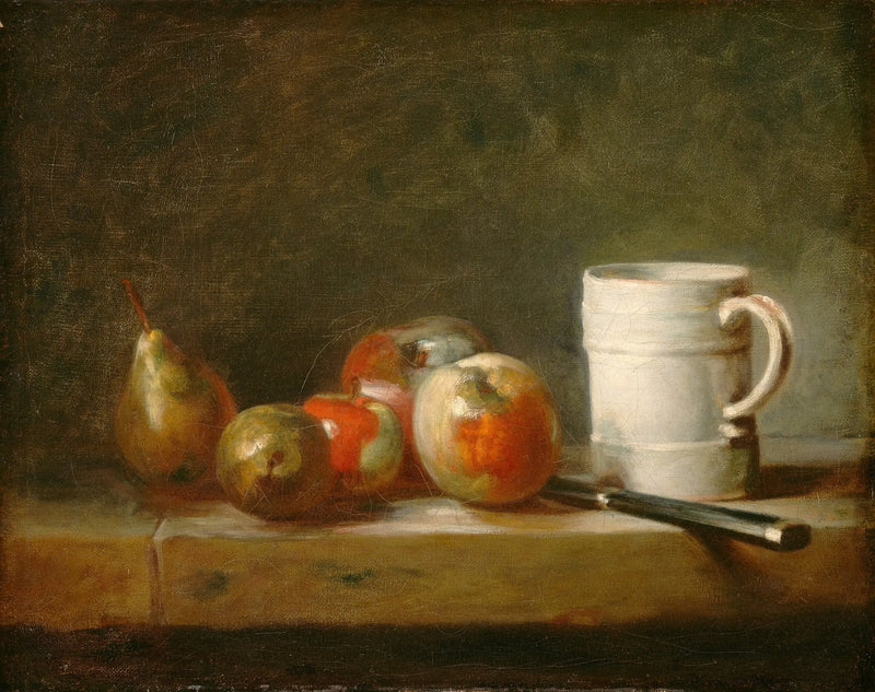 Stillleben mit einer weißen Tasse - Jean Siméon Chardin