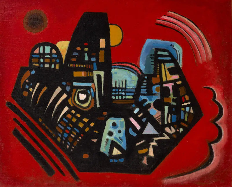 Schwarz-Rot - Vassily Kandinsky
